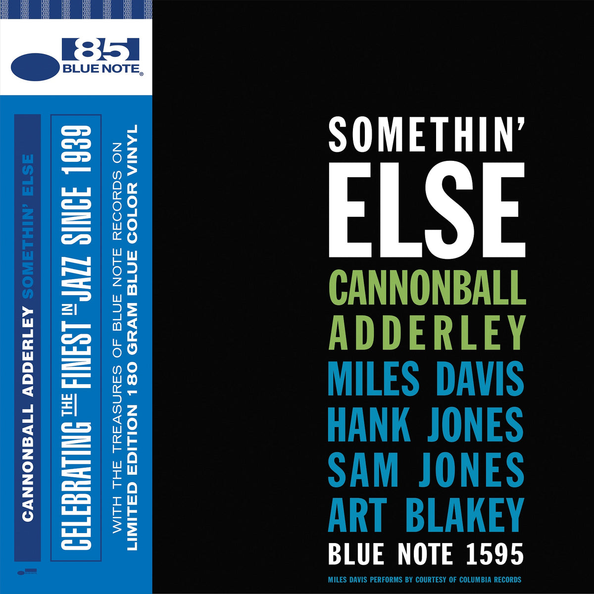 CANNONBALL ADDERLEY – SOMETHIN' ELSE (INDIE EXCLUSIVE BLUE VINYL) LP  PREORDER out 7/12/2024 •