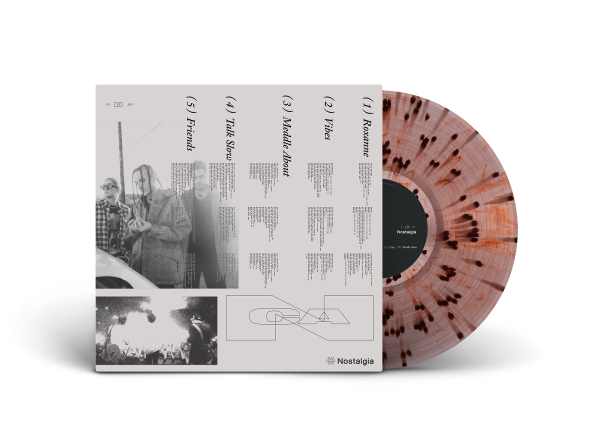 CHASE ATLANTIC NOSTALGIA (TRANSLUCENT ORANGE/BROWN SPLATTERE) LP