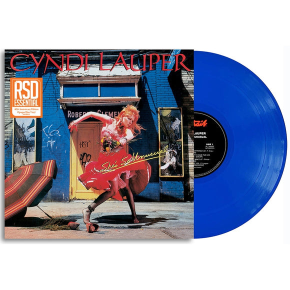 LAUPER,CYNDI – SHE'S SO UNUSUAL (BLUE VINYL RSD ESSENTIAL) - LP •