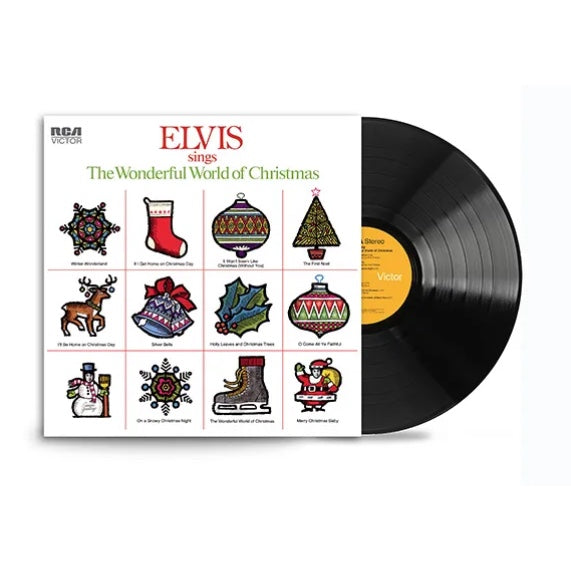 PRESLEY,ELVIS – ELVIS SINGS THE WONDERFUL WORLD OF CHRISTMAS - LP •