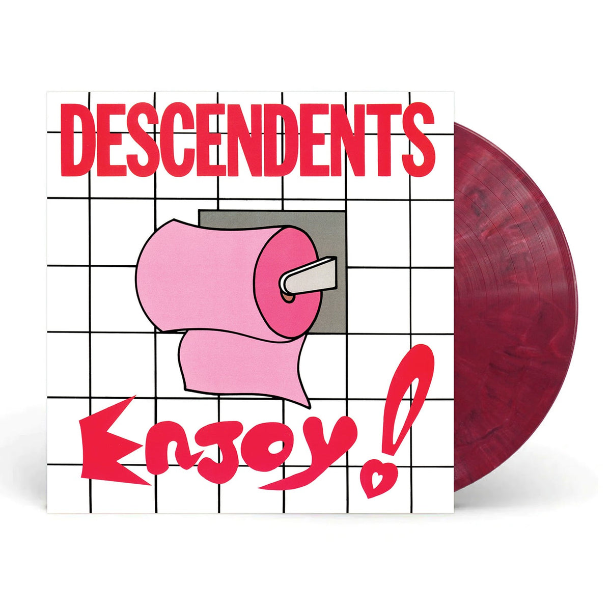 DESCENDENTS ENJOY (WILD CHERRY COLORED VINYL) LP – Lunchbox Records