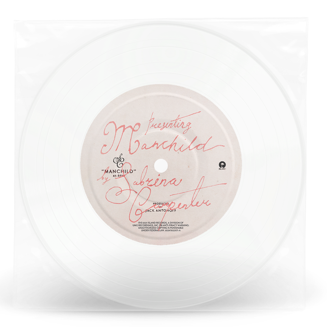 CARPENTER,SABRINA MANCHILD (INDIE EXCLUSIVE CLEAR) 7