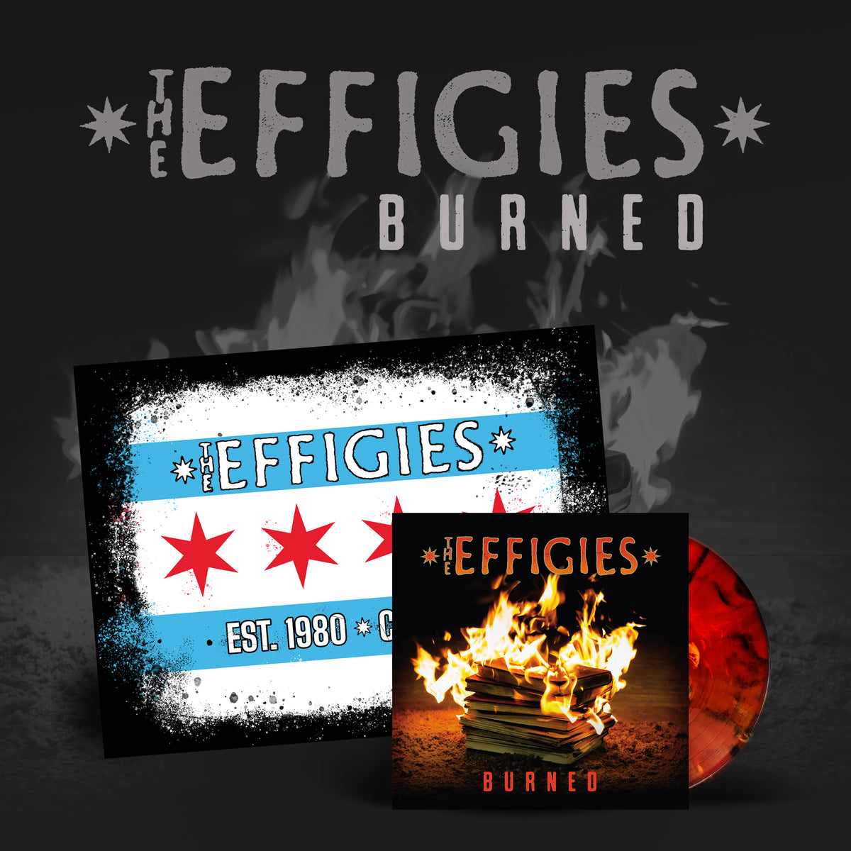 EFFIGIES BURNED (INDIE EXCLUSIVE ORANGE INFERNO MAR LP – Lunchbox