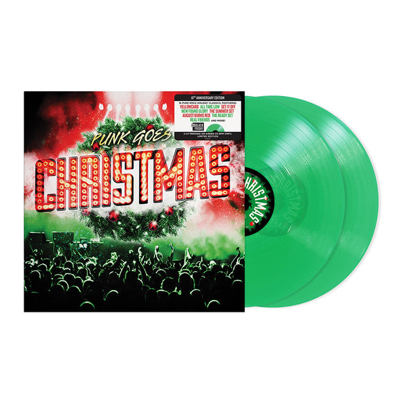 PUNK GOES CHRISTMAS  – VARIOUS (GREEN VINYL) (RSD BLACK FRIDAY 2023) - LP •