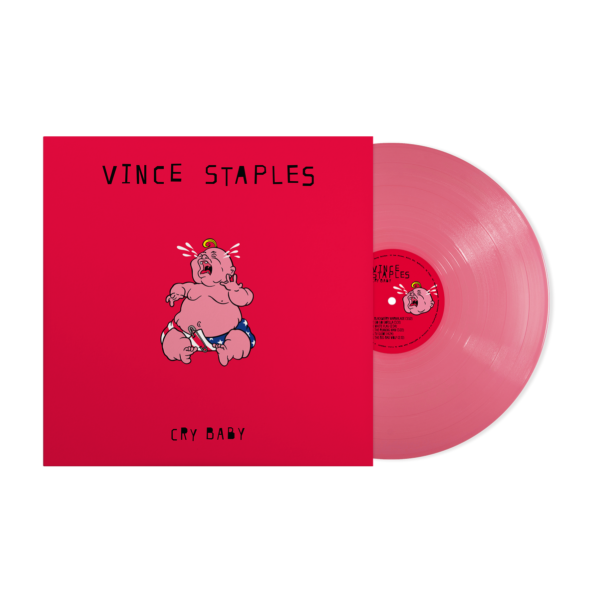 VINCE STAPLES – CRY BABY (BABY PINK VINYL) LP preorder – Lunchbox