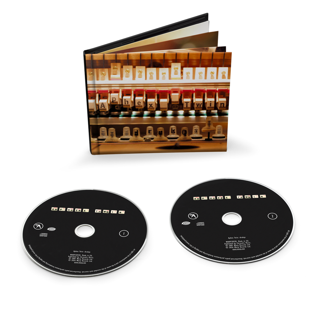 APHEX TWIN – DRUKQS (25TH ANNIVERSARY 2XCD) preorder – Lunchbox