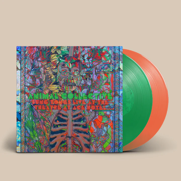 ANIMAL COLLECTIVE – SUNG TONGS LIVE AT THE THEATRE AT ACE HOTEL (NEON ORANGE & LIGHT GREEN VINYL) LP <br>PREORDER out 10/4/2024 •