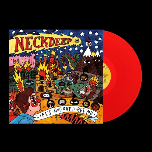 NECK DEEP – LIFE'S NOT OUT TO GET YOU (BLOOD RED VINYL) - LP •