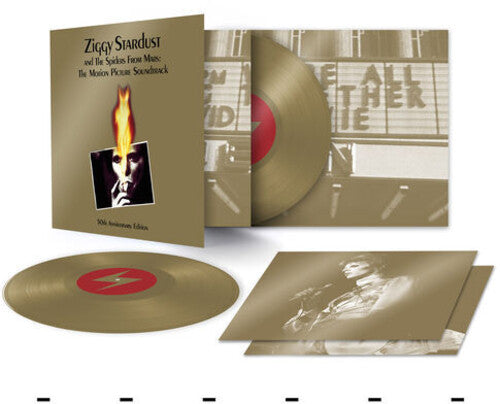 BOWIE,DAVID – ZIGGY STARDUST AND THE SPIDERS FROM MARS: THE MOTION PICTURE SOUNDTRACK: 50TH ANNIVERSARY (GOLD VINYL) - LP •