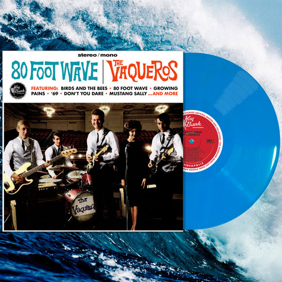 VAQUEROS – 80 FOOT WAVE (TURQUOISE VINYL) - LP •