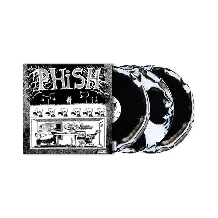 PHISH JUNTA (FLUFFHEAD BLACK & WHITE SWIRL) LP – Lunchbox Records