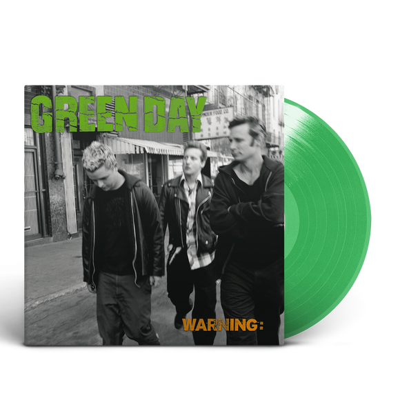 GREEN DAY – WARNING (FLUORESCENT GREEN VINYL) - LP •