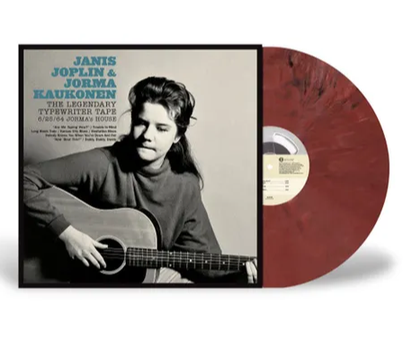 JOPLIN,JANIS / KAUKONEN,JORMA – LEGENDARY TYPEWRITER TAPE: 6/25/64 (RED  SWIRL VINYL - INDIE EXCLUSIVE) - LP •