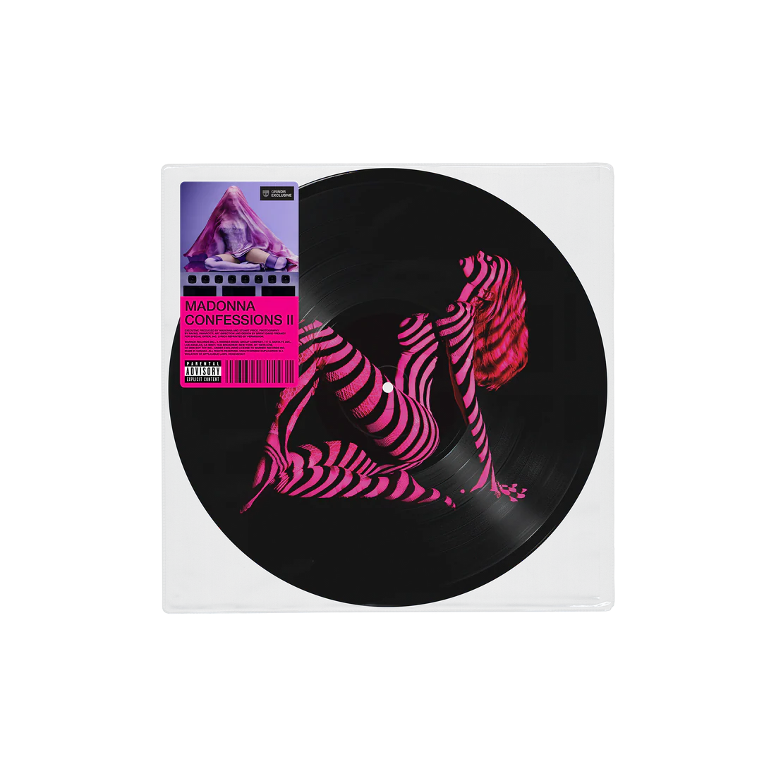 MADONNA　COLLABORATIONS　限定盤 カラー盤 LPレコード MADONNA CONFESSIONS II (GRINDER PICT) LP – Lunchbox Records