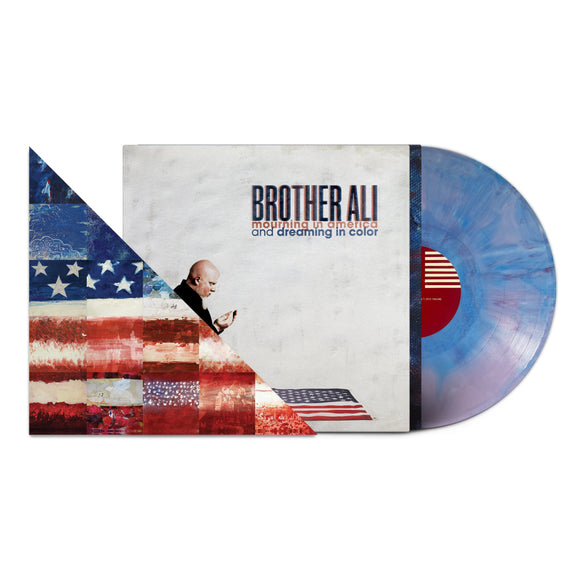 BROTHER ALI – MOURNING IN AMERICA & DREAMING IN COLOR (RED/WHITE/BLUE VINYL) - LP •