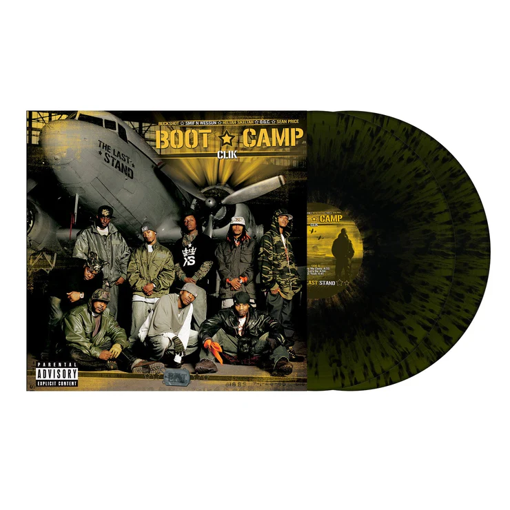 BOOT CAMP CLIK LAST STAND (GREEN/BLACK SPLATT LP – Lunchbox Records