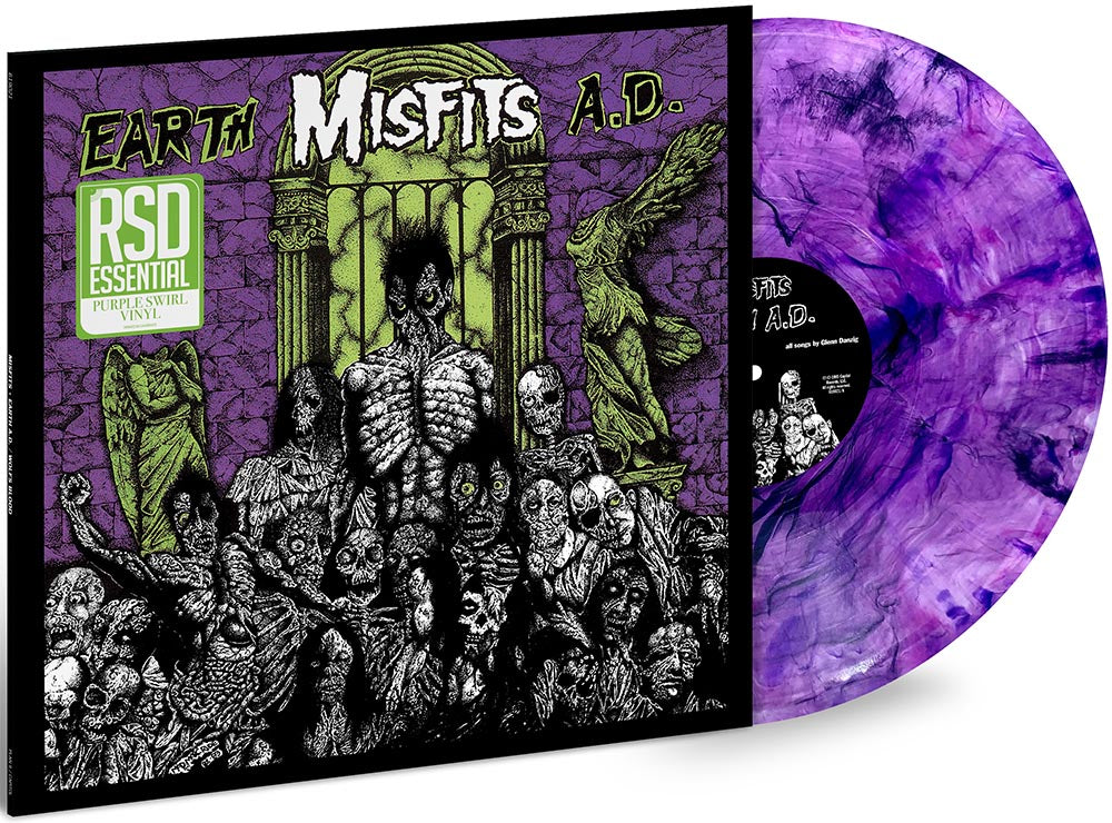 MISFITS – EARTH A.D. / WOLF'S BLOOD (PURPLE SWIRL VINYL) (RSD ESSENTIALS)  LP PREORDER out 7/26/2024 •