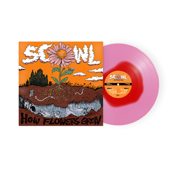 SCOWL – HOW FLOWERS GROW (COLOR IN COLOR RED / LIGHT PINK) - LP •