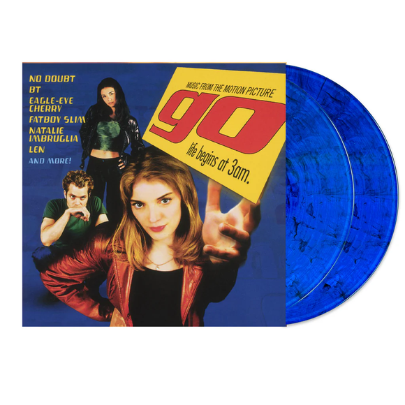 GO / MUSIC FROM THE MOTION PICTURE – OST 25TH ANNIVERSARY (BLUE SMOKE VINYL) - LP •