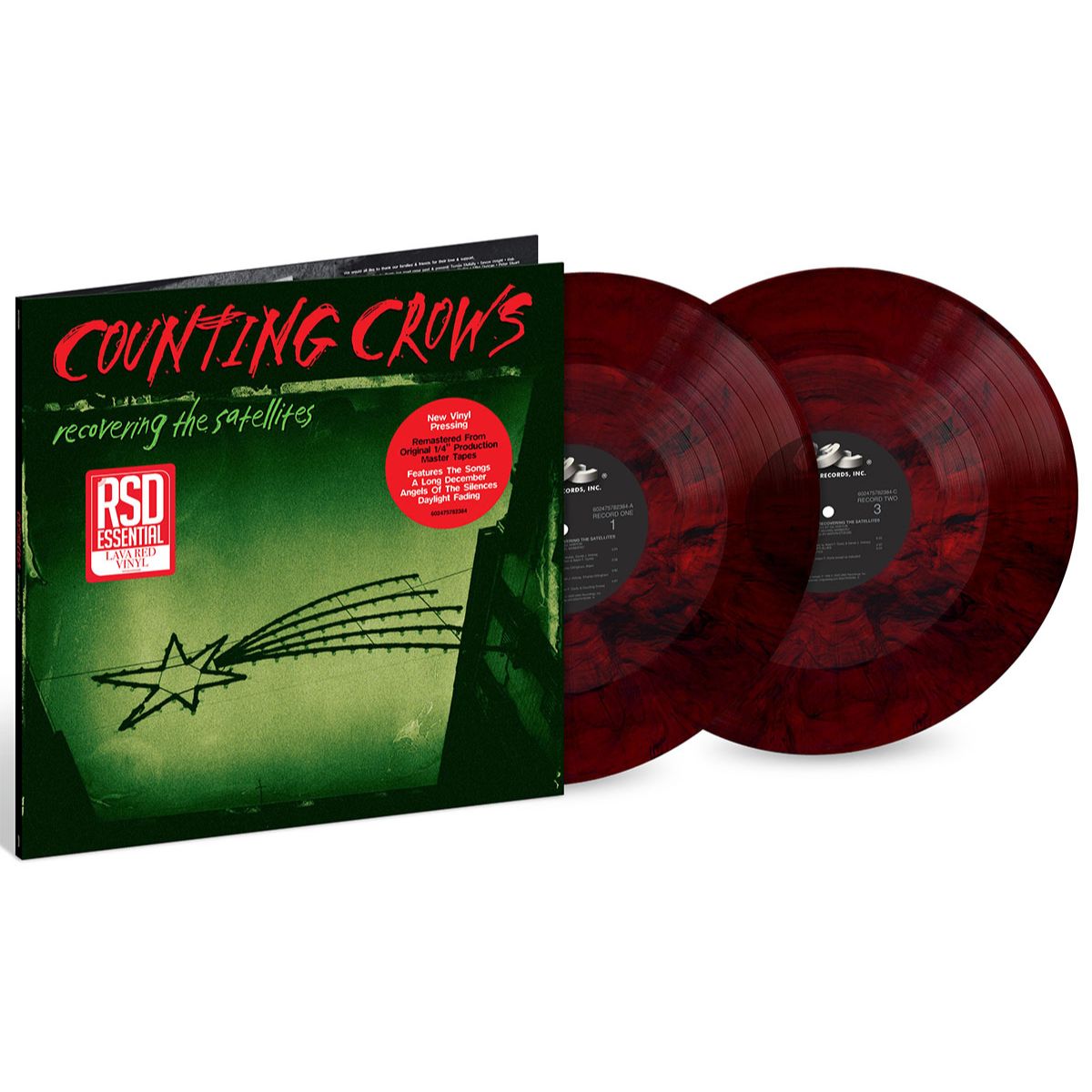 【未開封】recovering … / Couting Crows USオリジ！ COUNTING CROWS – RECOVERING THE SATELLITES (LAVA RED VINYL RSD