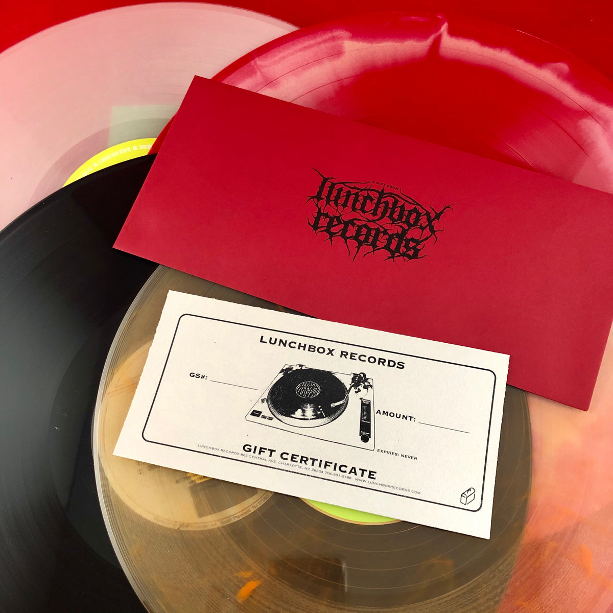 LUNCHBOX GIFT CERTIFICATE $50 – Lunchbox Records