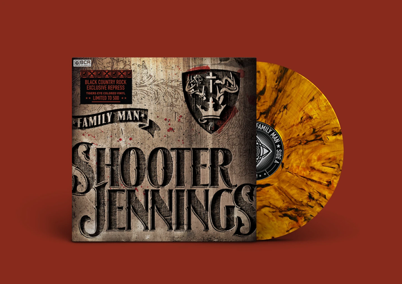 JENNINGS,SHOOTER – FAMILY MAN (TIGERS EYE COLORED VINYL) - LP •