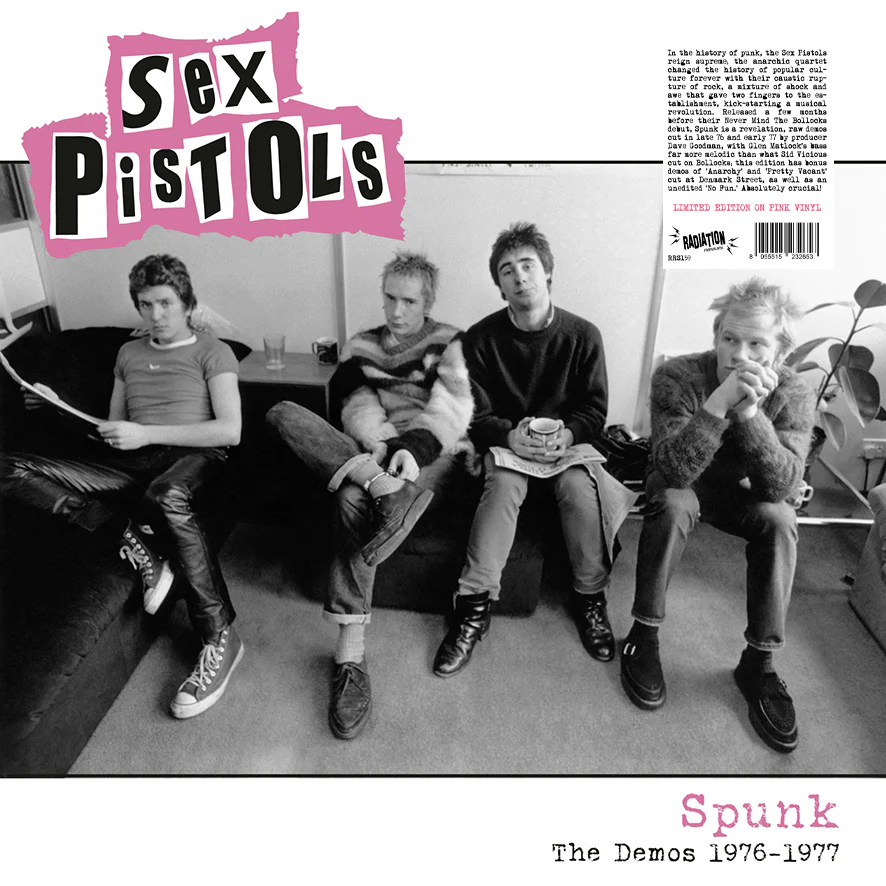 SEX PISTOLS SPUNK DEMOS 1796-77 (PINK VINY LP – Lunchbox Records