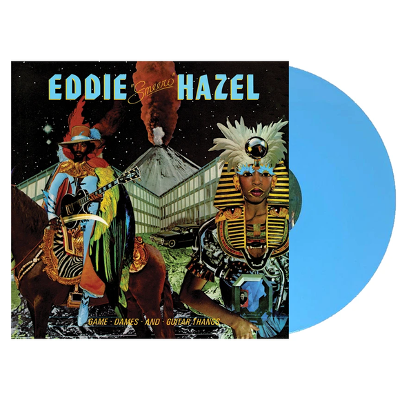 HAZEL,EDDIE – GAME, DAMES & GUITAR THANGS (BLUE VINYL) - LP •