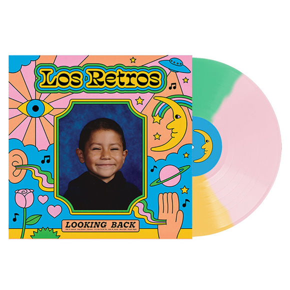 LOS RETROS – LOOKING BACK (PINK/YELLOW/GREEN) - LP •