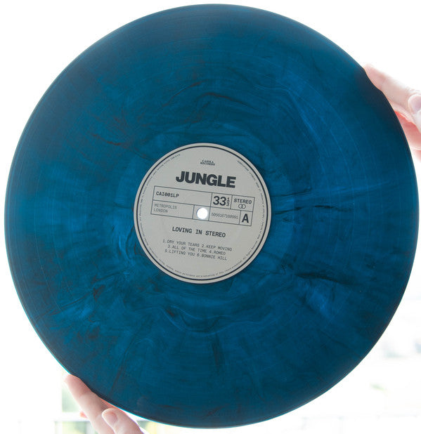 JUNGLE – LOVING IN STEREO (DARK BLUE MARBLE)(INDIE EXCLUSIVE) - LP •