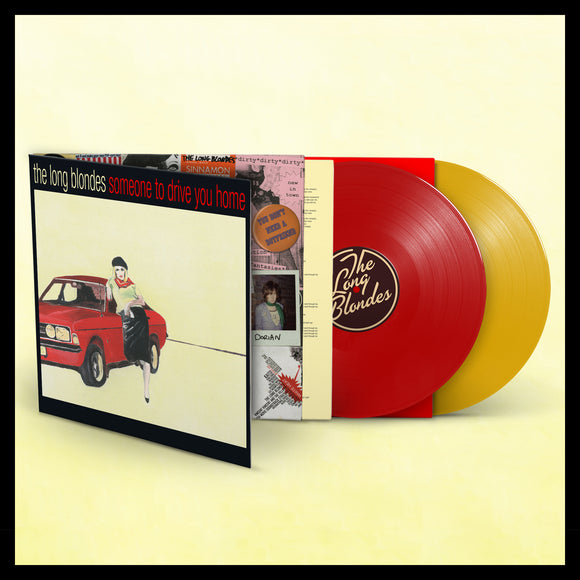 LONG BLONDES – SOMEONE TO DRIVE YOU HOME (RED/YELLOW VINYL) - LP •