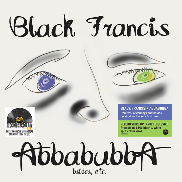 BLACK FRANCIS – ABBABUBBA (BLACK/WHITE) (RSD21) - LP •