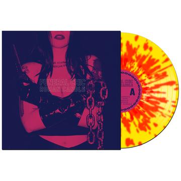 FUNERAL CHIC – ROMAN CANDLE (YELLOW W/RED SPLATTER) - LP •