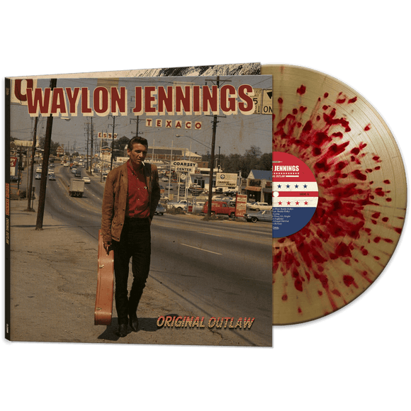 JENNINGS,WAYLON / HOLLY,BUDDY – ORIGINAL OUTLAW (RED/GOLD SPLATTER) - LP •