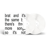 CHARLI XCX – BRAT AND IT'S THE SAME BUT THERE'S THREE MORE SONGS SO IT'S NOT (WHITE VINYL) LP <br>PREORDER out 11/8/2024 •