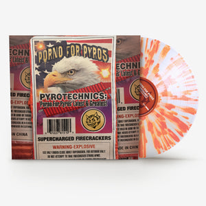 PORNO FOR PYROS – PYROTECHNICS: LATEST & GREATEST (CLEAR WITH ORANGE SPLATTER - ROCKTOBER 2024) - LP •