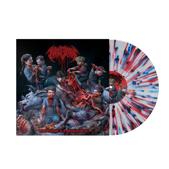 TO THE GRAVE – EVERYONE'S A MURDERER (BLOOD/WHITE/BLUE SPLATTER) - LP •