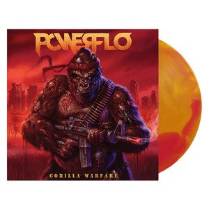 POWERFLO – GORILLA WARFARE (INDIE EXCLUSIVE YELLOW/RED MERGE) - LP •