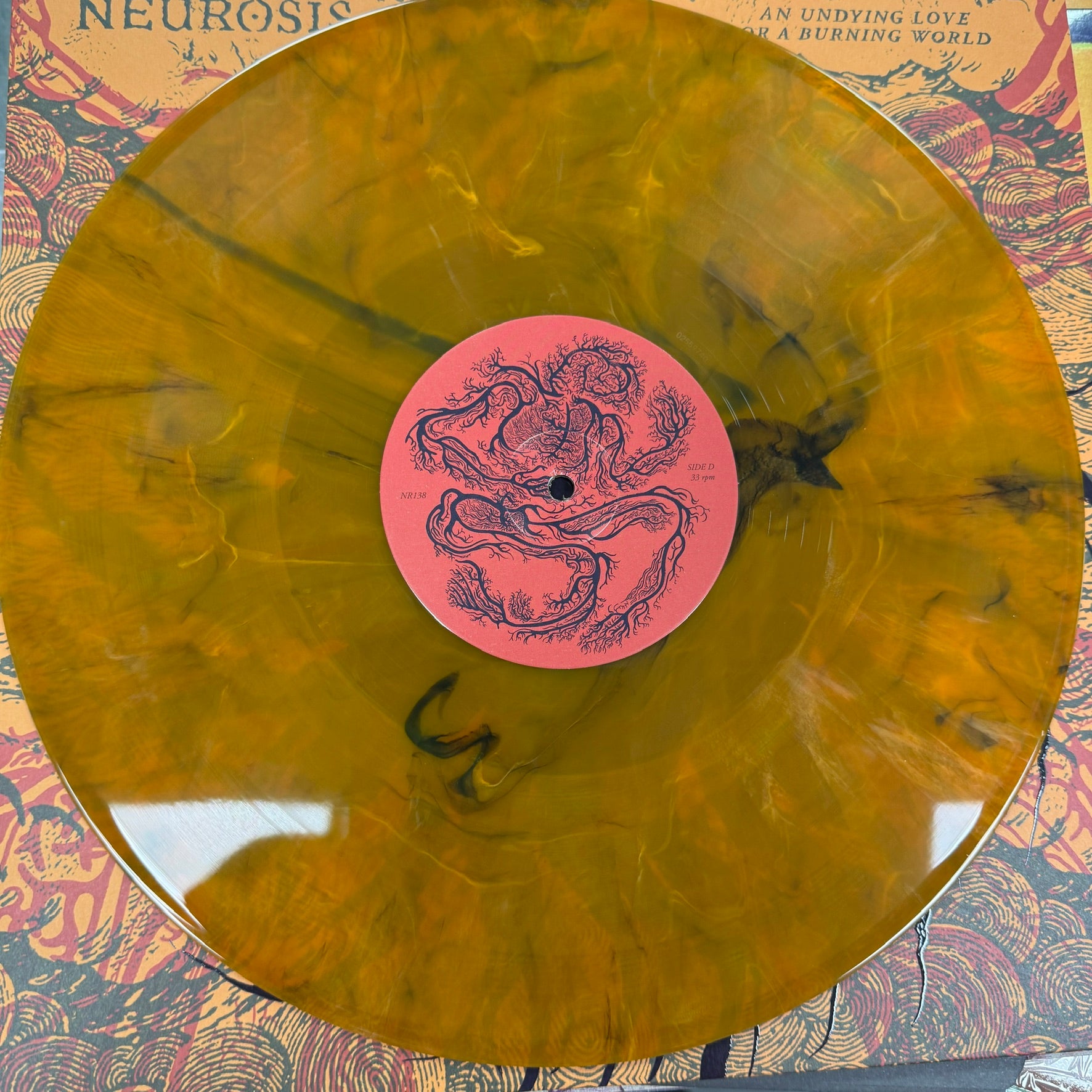 NEUROSIS UNDYING LOVE FOR A BURN(ORANGE LP – Lunchbox Records