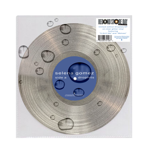 Selena Gomez レコード GOMEZ,SELENA DROPLETS (10 INCH CLEAR GLITTER) LP – Lunchbox Records