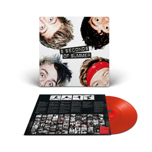 5 SECONDS OF SUMMER – 5 SECONDS OF SUMMER (10TH ANNIVERSARY CLEAR RED VINYL) - LP •