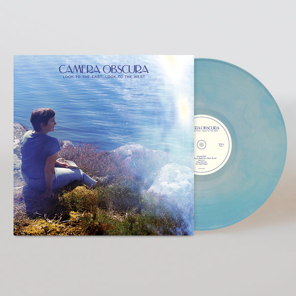 CAMERA OBSCURA – LOOK TO THE EAST, LOOK TO THE WEST (PEAK VINYL BABY BLUE & WHITE VINYL) LP  <BR> PREORDER out 5/3/2024 •