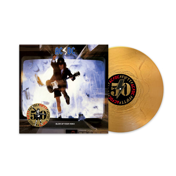 AC/DC – BLOW UP YOUR VIDEO (50TH ANNIVERSARY GOLD VINYL) - LP •