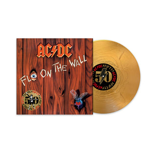 AC/DC – FLY ON THE WALL (50TH ANNIVERSARY GOLD VINYL) - LP •