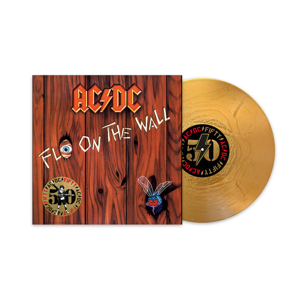 AC/DC – FLY ON THE WALL (50TH ANNIVERSARY GOLD VINYL) - LP •