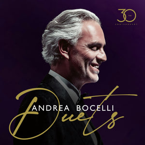 BOCELLI,ANDREA – DUETS - 30TH ANNIVERSARY - LP •