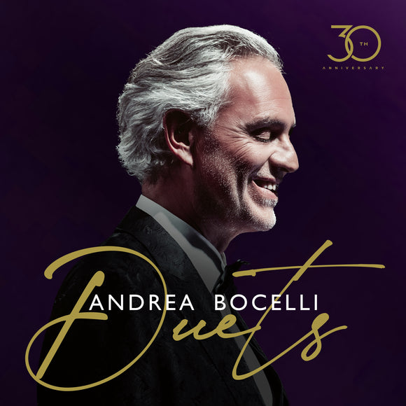 BOCELLI,ANDREA – DUETS - 30TH ANNIVERSARY - LP •