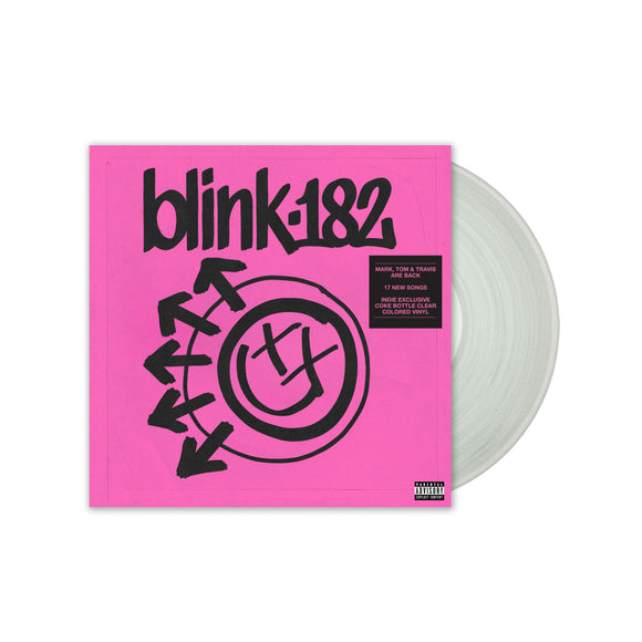 blink-182 – ONE MORE TIME… (COKE BOTTLE CLEAR VINYL INDIE EXCLUSIVE) LP <br>PREORDER out 10/20/2023 •