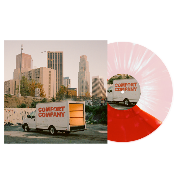 BEARINGS – COMFORT COMPANY (INDIE EXCLUSIVE HALF BABY PINK / HALF RED WITH WHITE SPLATTER) - LP •