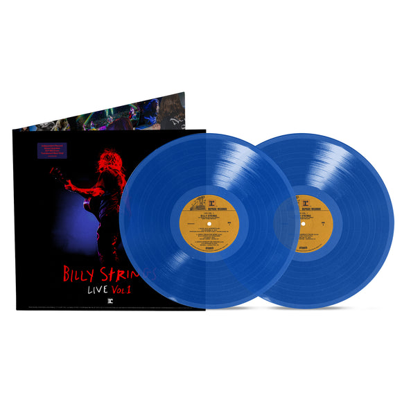 BILLY STRINGS – LIVE VOLUME 1 (INDIE EXCLUSIVE 180 GRAM TRANSLUCENT BLUE VINYL) LP <br>PREORDER out 7/12/2024 •